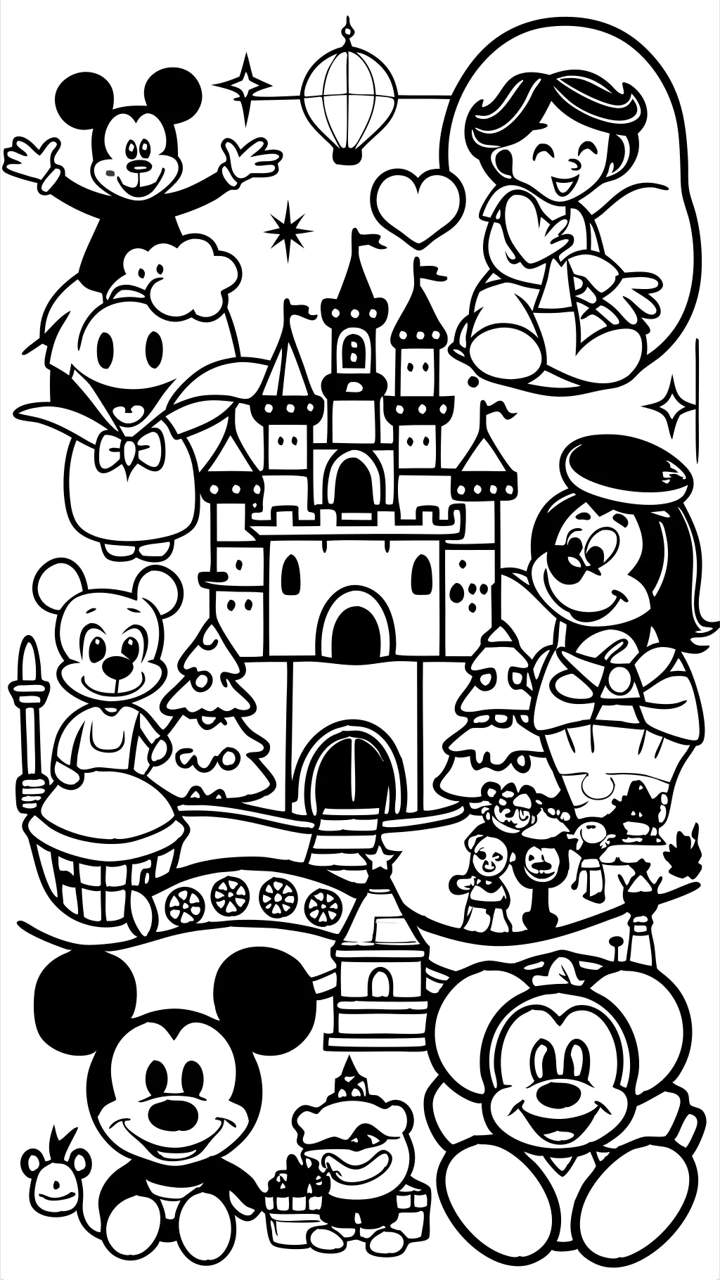 1000 free disney coloring pages